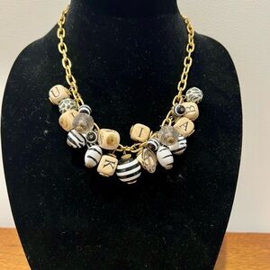 Lenora Dame word play charm necklace